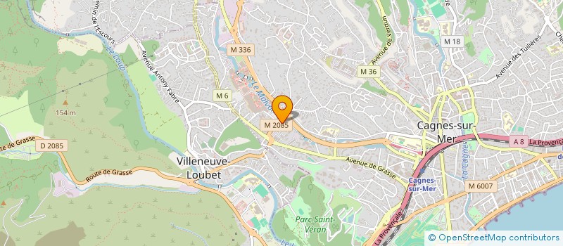 localisation de l'entreprise MONSIEUR GEORGES ANTUNES à CAGNES-SUR-MER