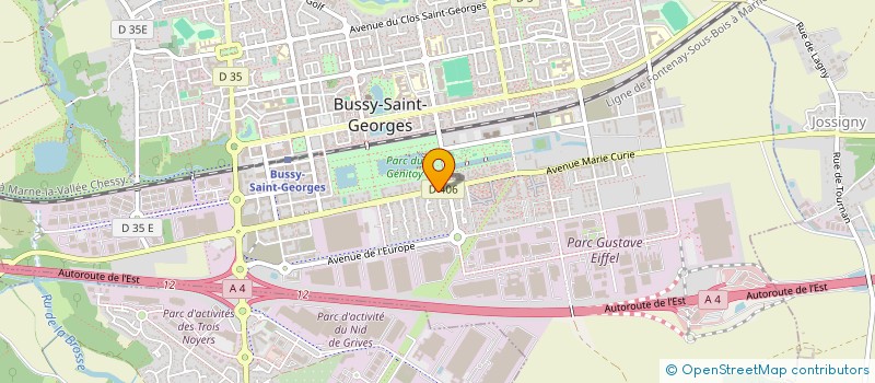 localisation de l'entreprise MONSIEUR GEORGES ANTUNES JANELA  BUSSY-SAINT-GEORGES