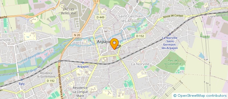 localisation de l'entreprise MONSIEUR GEORGES ARCHAMBAULT à ARPAJON