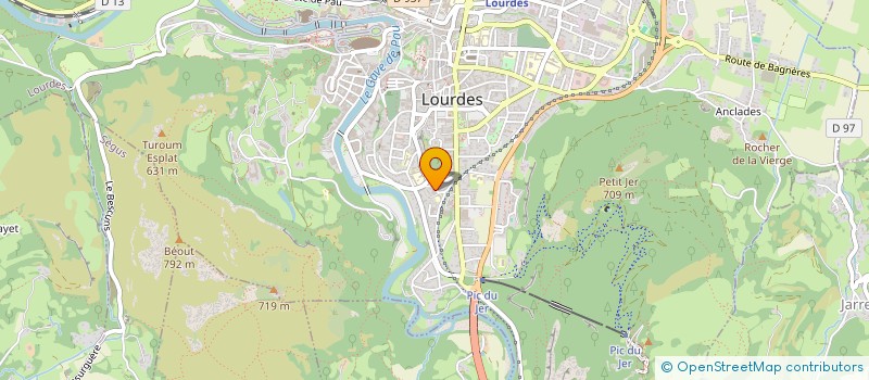 localisation de l'entreprise MONSIEUR GEORGES ARRIEUDARRE  LOURDES