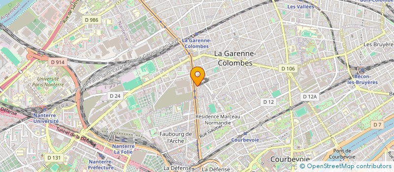 localisation de l'entreprise MONSIEUR GEORGES ATIE à LA GARENNE-COLOMBES