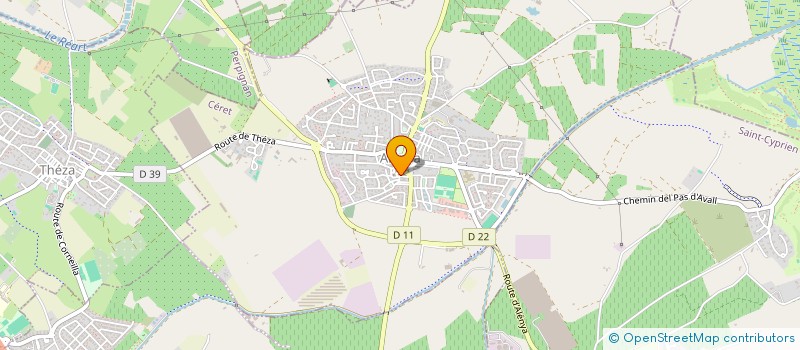 localisation de l'entreprise MONSIEUR GEORGES AUZAN  ELNE