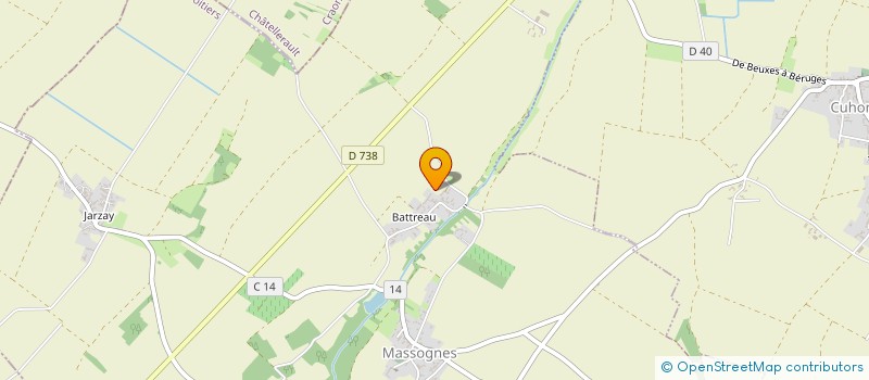 localisation de l'entreprise MONSIEUR GEORGES AYRAULT  MASSOGNES