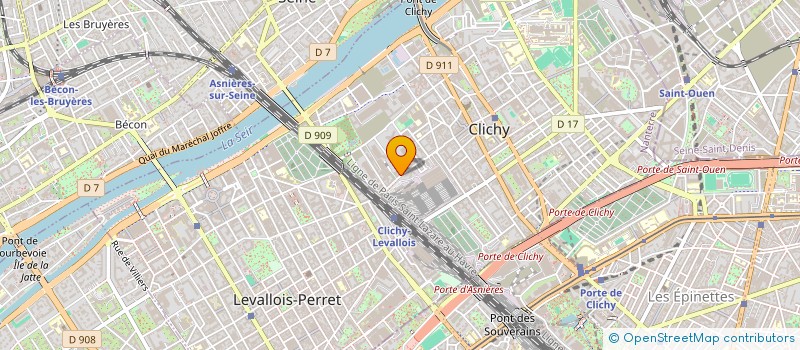 localisation de l'entreprise MONSIEUR GEORGES AZIZA à CLICHY