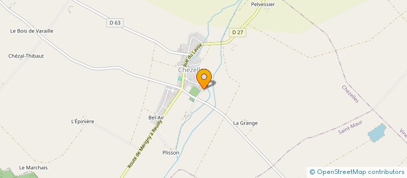 localisation de l'entreprise MONSIEUR GEORGES BABLIN à CHEZELLES