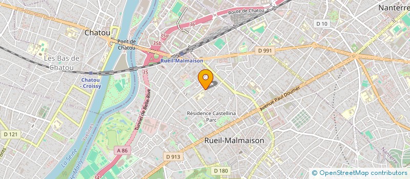 localisation de l'entreprise MONSIEUR GEORGES BABONNEAU à RUEIL-MALMAISON