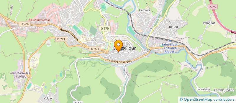 localisation de l'entreprise MONSIEUR GEORGES BAISSAC à SAINT-FLOUR