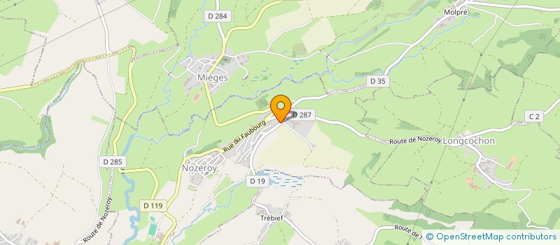 localisation de l'entreprise MONSIEUR GEORGES BALANCHE  NOZEROY