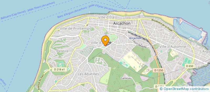 localisation de l'entreprise MONSIEUR GEORGES BALLESTER  ARCACHON