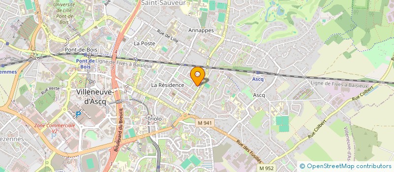 localisation de l'entreprise MONSIEUR GEORGES BALUTI à VILLENEUVE-D'ASCQ