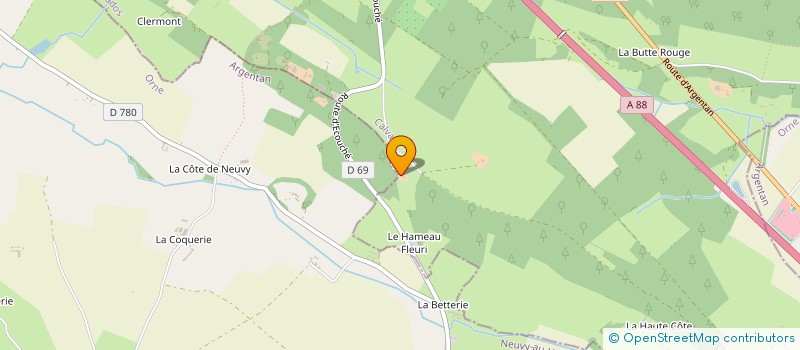 localisation de l'entreprise MONSIEUR GEORGES BANNIER  LA HOGUETTE