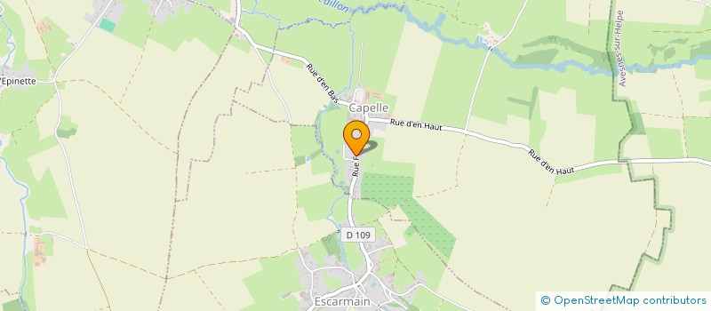 localisation de l'entreprise MONSIEUR GEORGES BAR  CAPELLE