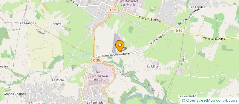 localisation de l'entreprise MONSIEUR GEORGES BARRALON à BRINDAS