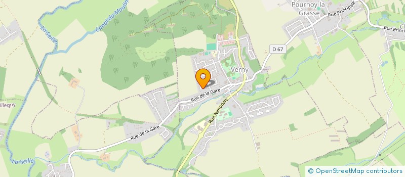 localisation de l'entreprise MONSIEUR GEORGES BARRE à VERNY