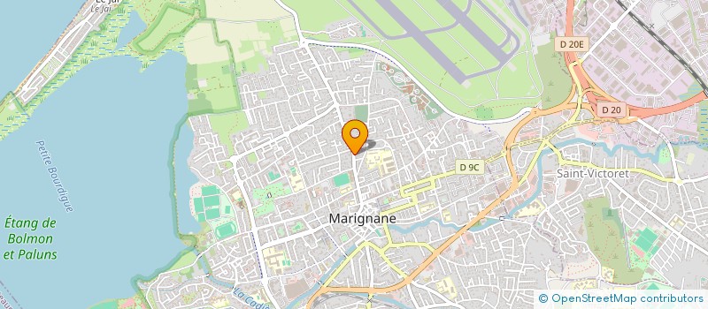 localisation de l'entreprise MONSIEUR GEORGES BARRIELLE  MARIGNANE