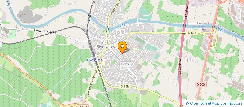 localisation de l'entreprise MONSIEUR GEORGES BARRIERE  RIVESALTES