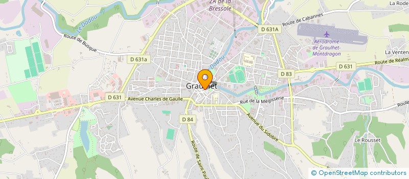 localisation de l'entreprise MONSIEUR GEORGES BASTIE  GRAULHET