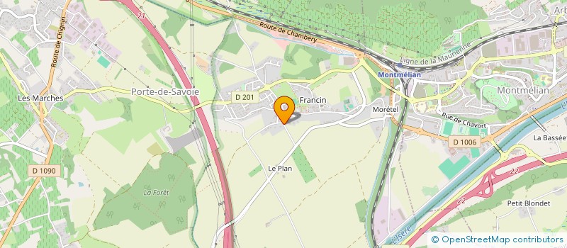 localisation de l'entreprise MONSIEUR GEORGES BATAILLARD  PORTE-DE-SAVOIE