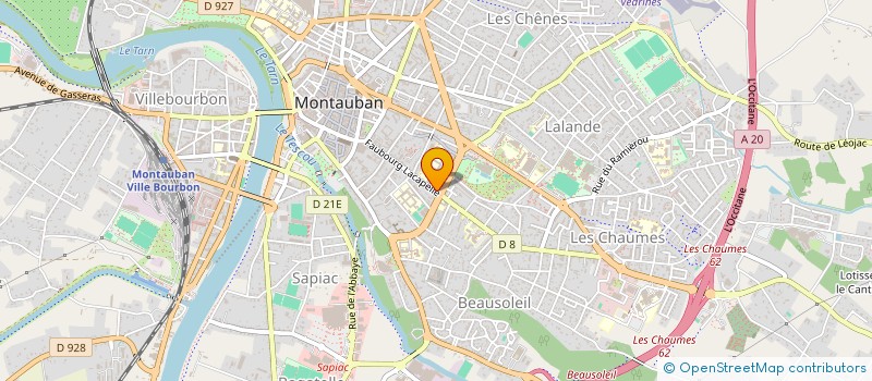 localisation de l'entreprise MONSIEUR GEORGES BATAILLE à MONTAUBAN