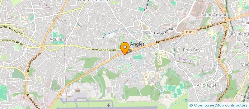 localisation de l'entreprise MONSIEUR GEORGES BAUDUIN à ANGLET