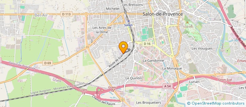 localisation de l'entreprise MONSIEUR GEORGES BAURES  SALON-DE-PROVENCE