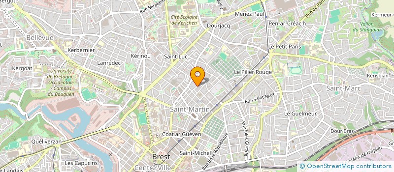 localisation de l'entreprise MONSIEUR GEORGES BAZILE à BREST