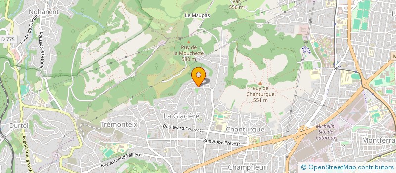 localisation de l'entreprise MONSIEUR GEORGES BEAL  CLERMONT-FERRAND