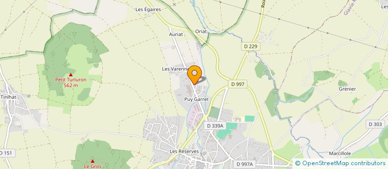 localisation de l'entreprise MONSIEUR GEORGES BEAL  BILLOM