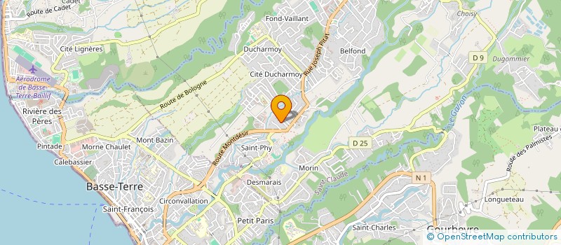 localisation de l'entreprise MONSIEUR GEORGES BEAUVARLET à SAINT-CLAUDE