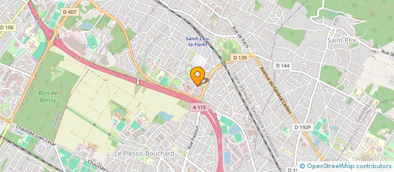 localisation de l'entreprise MONSIEUR GEORGES BECEA  SAINT-LEU-LA-FORET