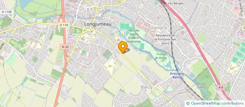 localisation de l'entreprise MONSIEUR GEORGES BECHALANY  LONGJUMEAU