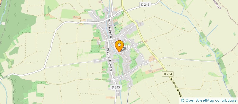 localisation de l'entreprise MONSIEUR GEORGES BECKER  SEEBACH