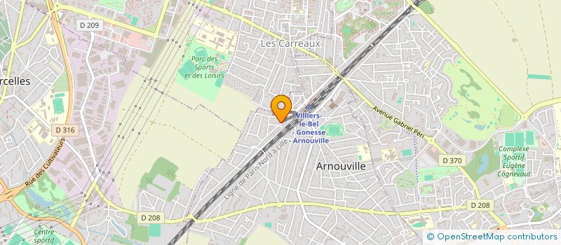 localisation de l'entreprise MONSIEUR GEORGES BEDEL KIHOULOU à ARNOUVILLE