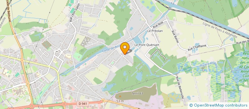 localisation de l'entreprise MONSIEUR GEORGES BEHAGUE  BEUVRY