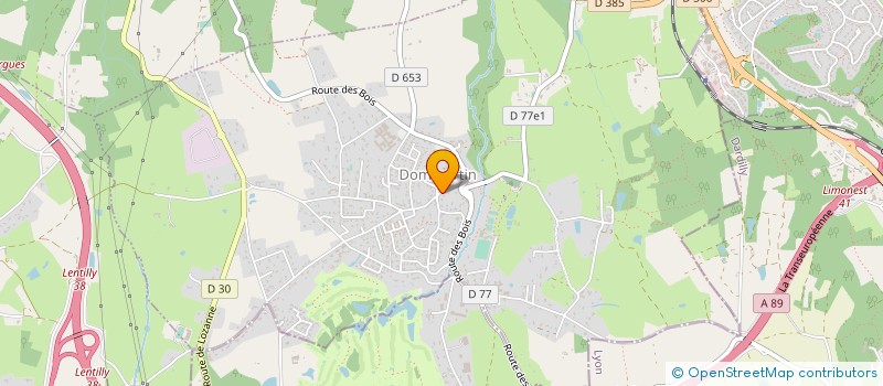 localisation de l'entreprise MONSIEUR GEORGES BELISSANT  LES CHERES