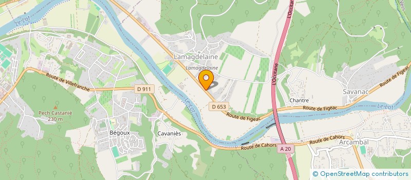 localisation de l'entreprise MONSIEUR GEORGES BELOU  SAINT GERY-VERS