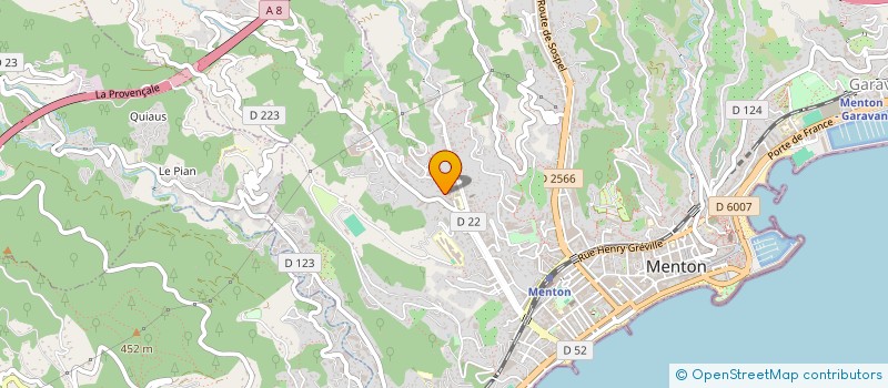 localisation de l'entreprise MONSIEUR GEORGES BELTRAMO à MENTON