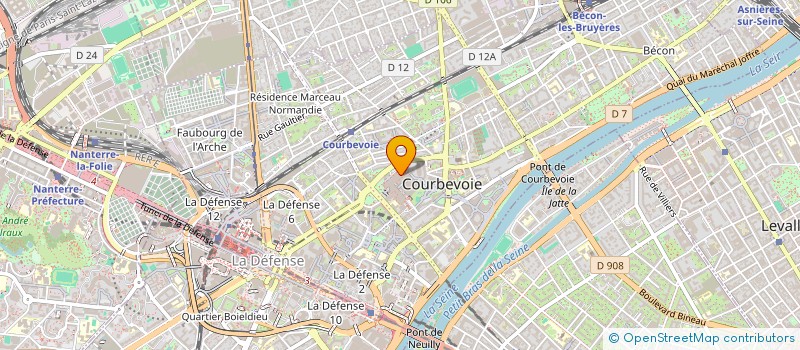 localisation de l'entreprise MONSIEUR GEORGES BEN-ZENOU à COURBEVOIE
