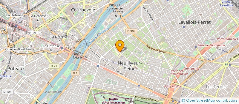 localisation de l'entreprise MONSIEUR GEORGES BENEDEK à NEUILLY-SUR-SEINE