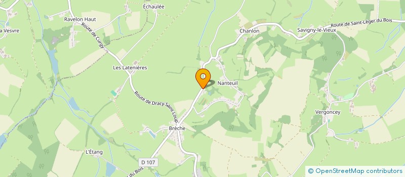 localisation de l'entreprise MONSIEUR GEORGES BENEY  CURGY