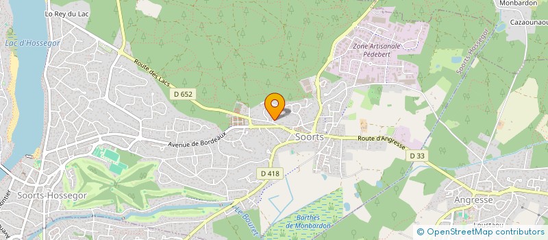 localisation de l'entreprise MONSIEUR GEORGES BENHAMOU  SOORTS-HOSSEGOR