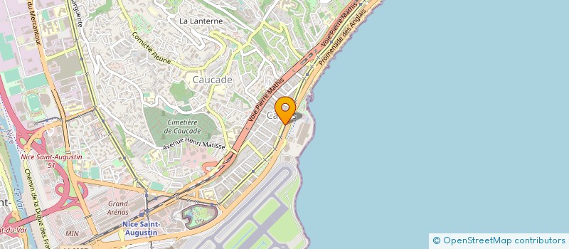 localisation de l'entreprise MONSIEUR GEORGES BENICHOU à NICE