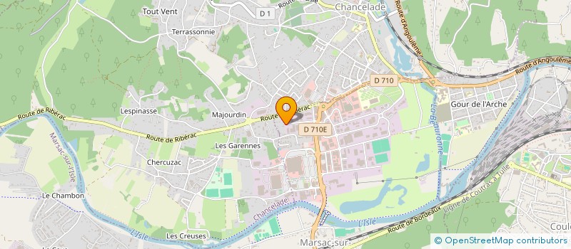 localisation de l'entreprise MONSIEUR GEORGES BENOIT à MARSAC-SUR-L'ISLE