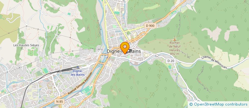 localisation de l'entreprise MONSIEUR GEORGES BERAUD à DIGNE-LES-BAINS