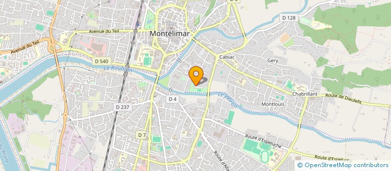 localisation de l'entreprise MONSIEUR GEORGES BERCHER  MONTELIMAR