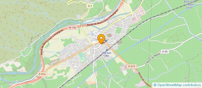 localisation de l'entreprise MONSIEUR GEORGES BERDAGUER à ILLE-SUR-TET