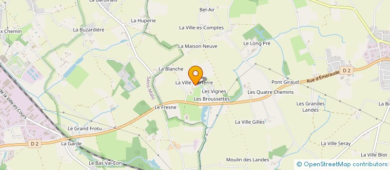 localisation de l'entreprise MONSIEUR GEORGES BEREZAY à SAINT-MELOIR-DES-ONDES