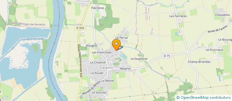 localisation de l'entreprise MONSIEUR GEORGES BERITON à MESSIMY SUR SAONE