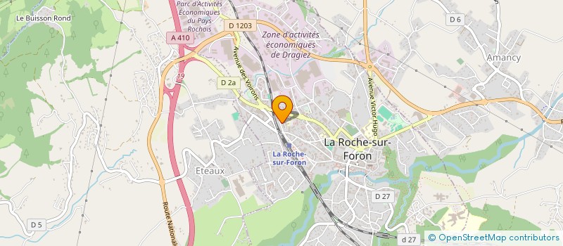 localisation de l'entreprise MONSIEUR GEORGES BERLIER à LA ROCHE-SUR-FORON