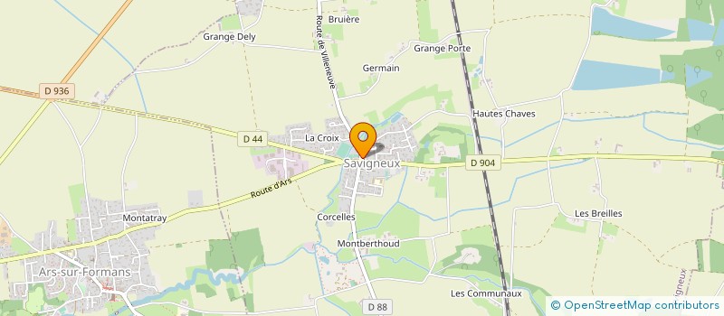 localisation de l'entreprise MONSIEUR GEORGES BERNARD  SAVIGNEUX